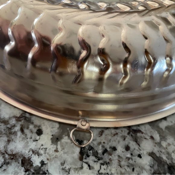 12" VTG Copper-tone Fish Shaped Carp Koi Jello Gelatin Cake Mold - Picture 4 of 5